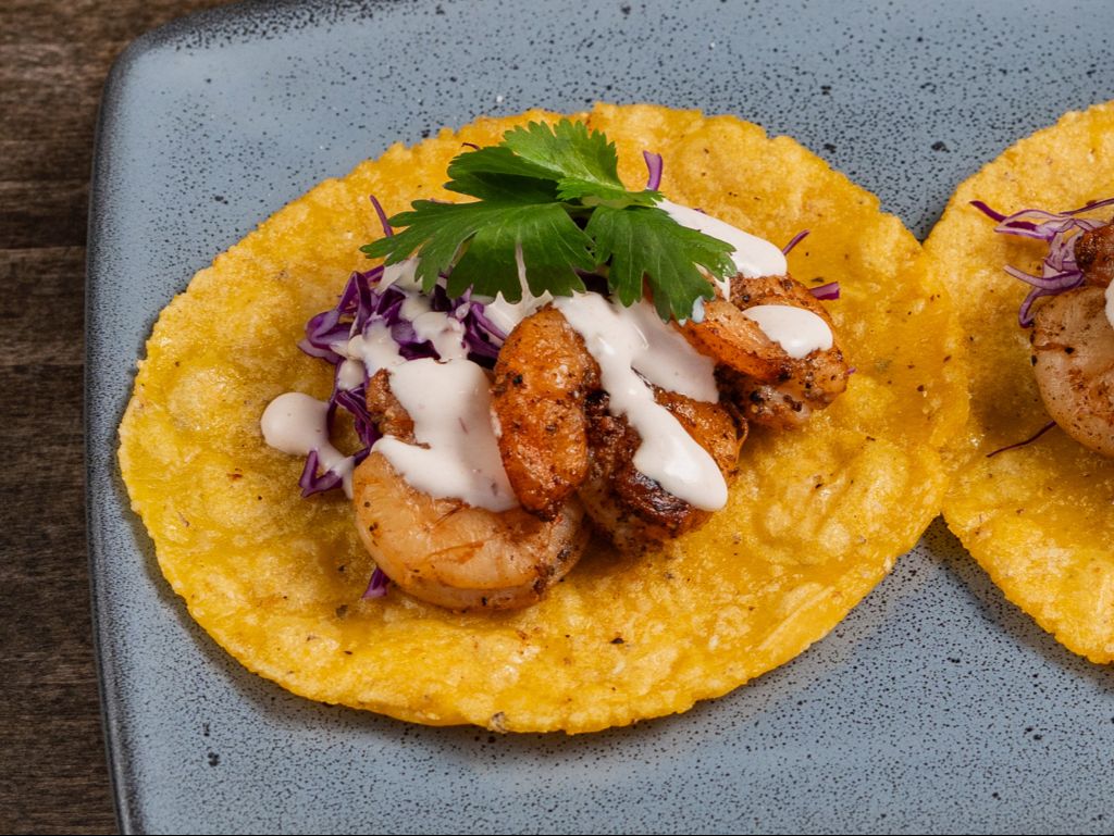 Shrimp Taco Solo.