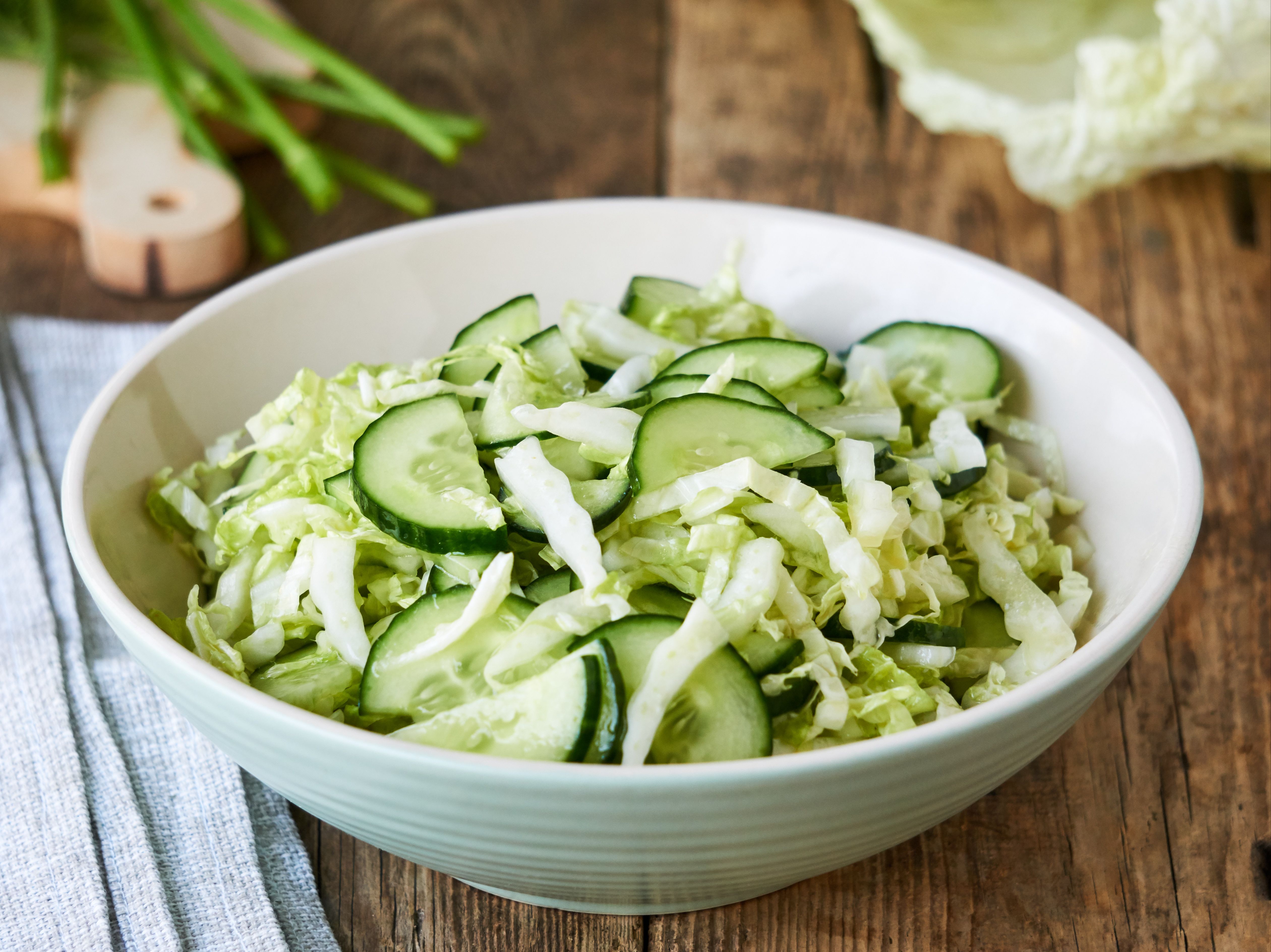 Yogurt Cucumber Salad.