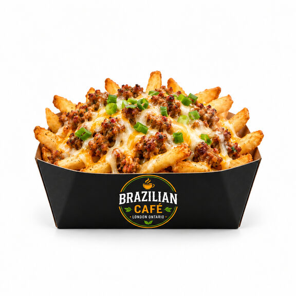 Loaded Fries with Italian Sausage