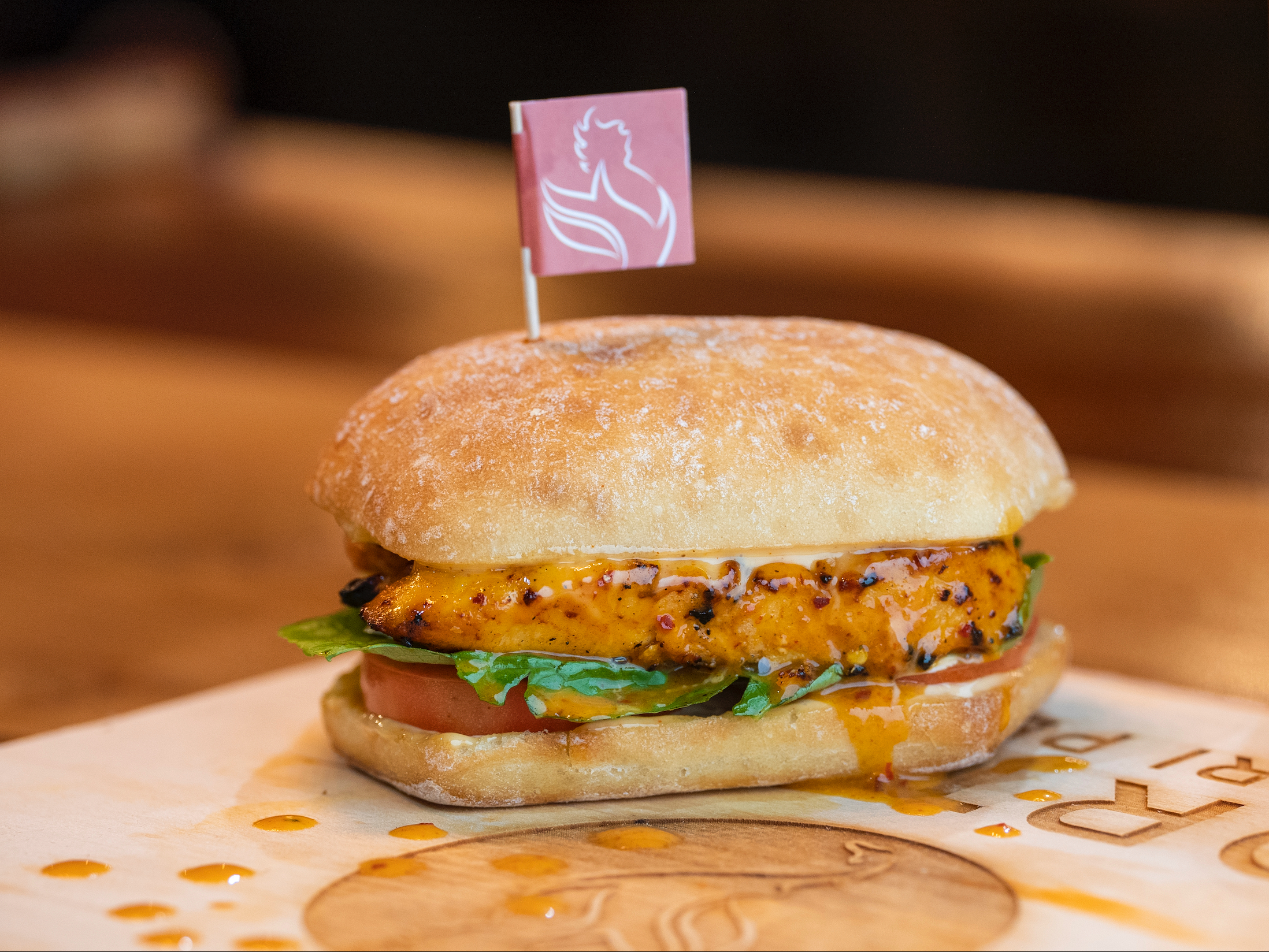 Chicken Zinger Burger.