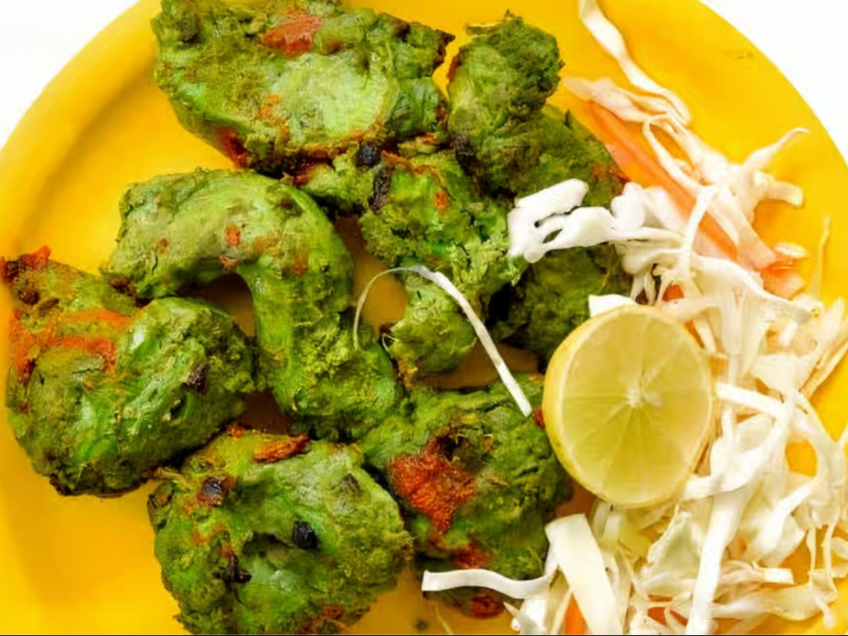 Hariyali Chicken Kabab.