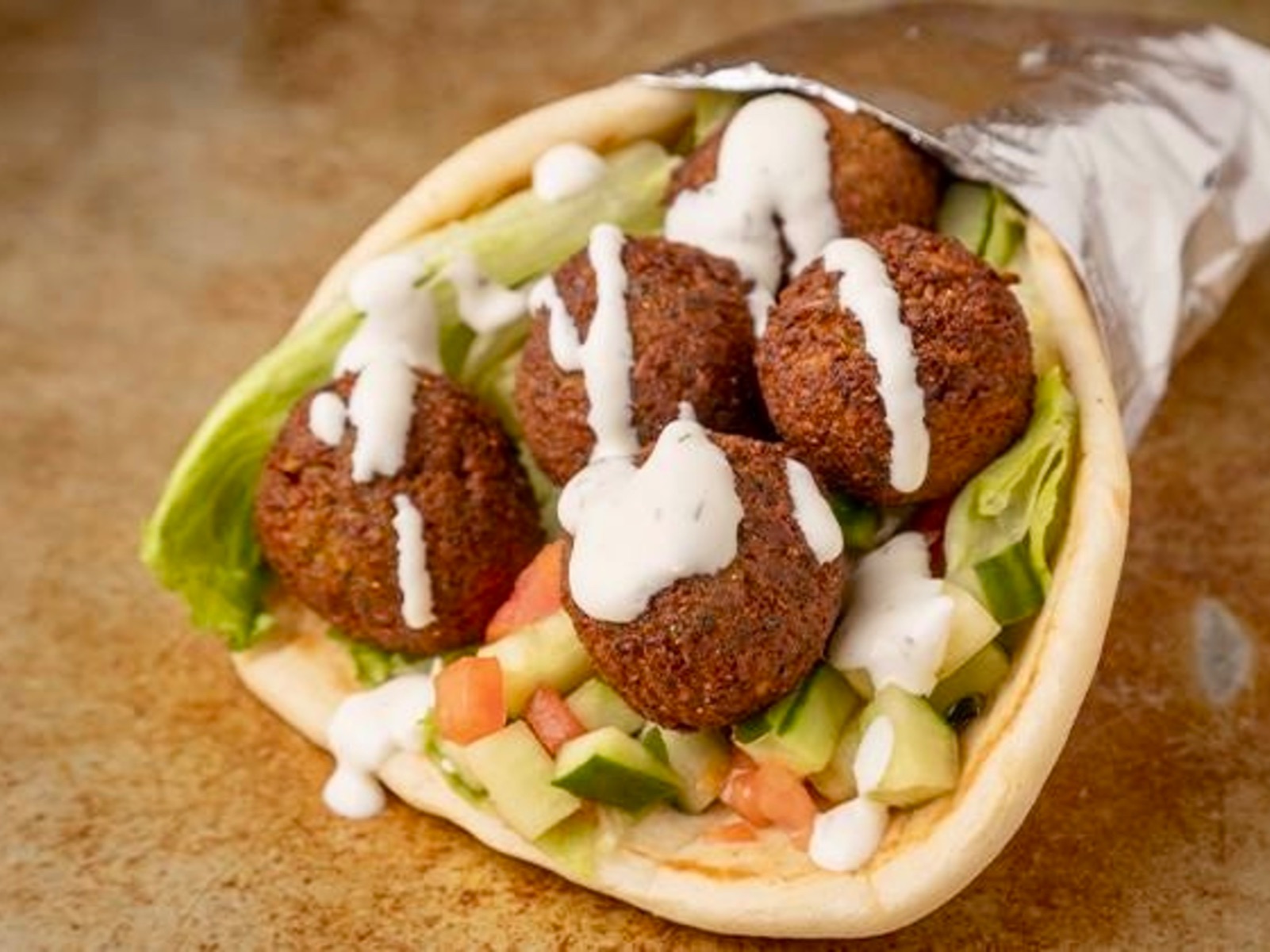 Falafel Gyro.