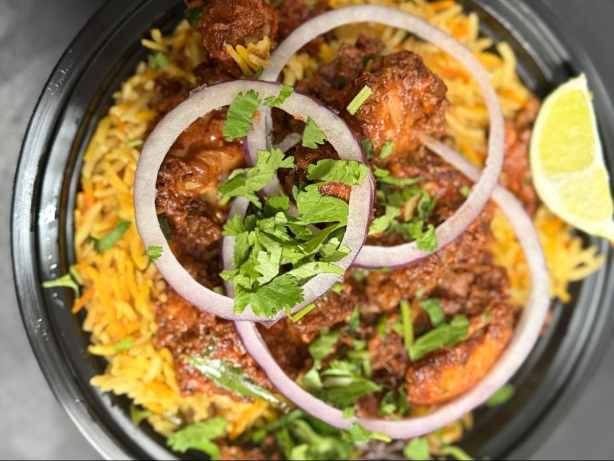 Chicken 65 Biryani (Boneless).