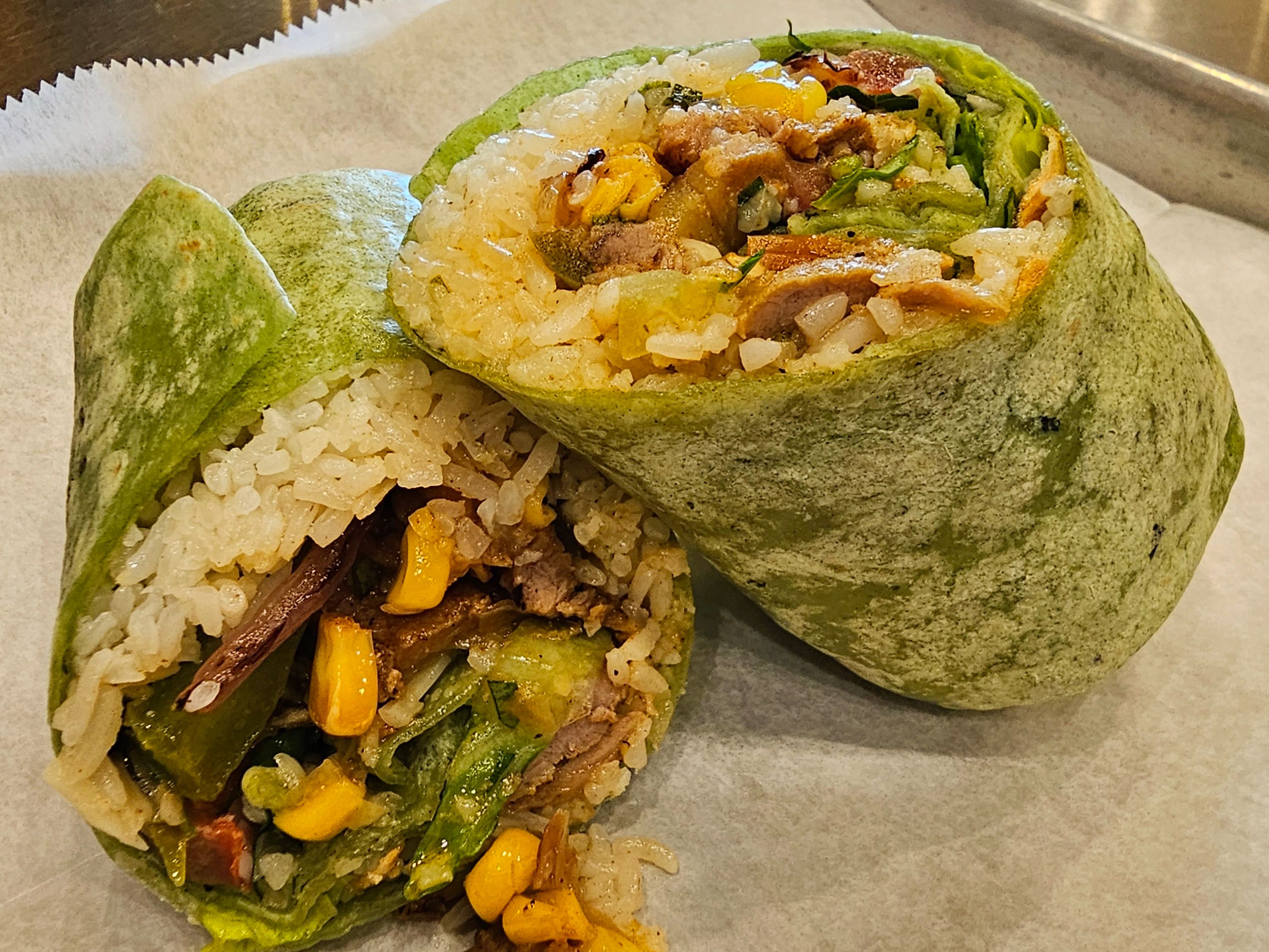 Grilled Pork Viet-Wrap (L).