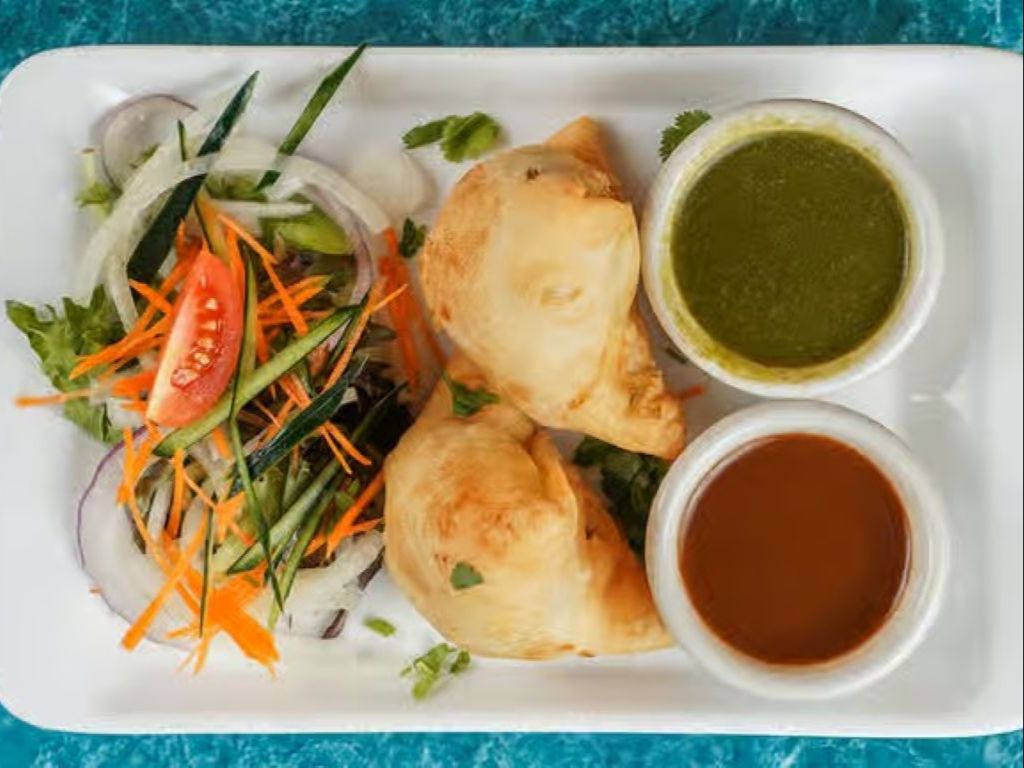 Vegetable Samosa.