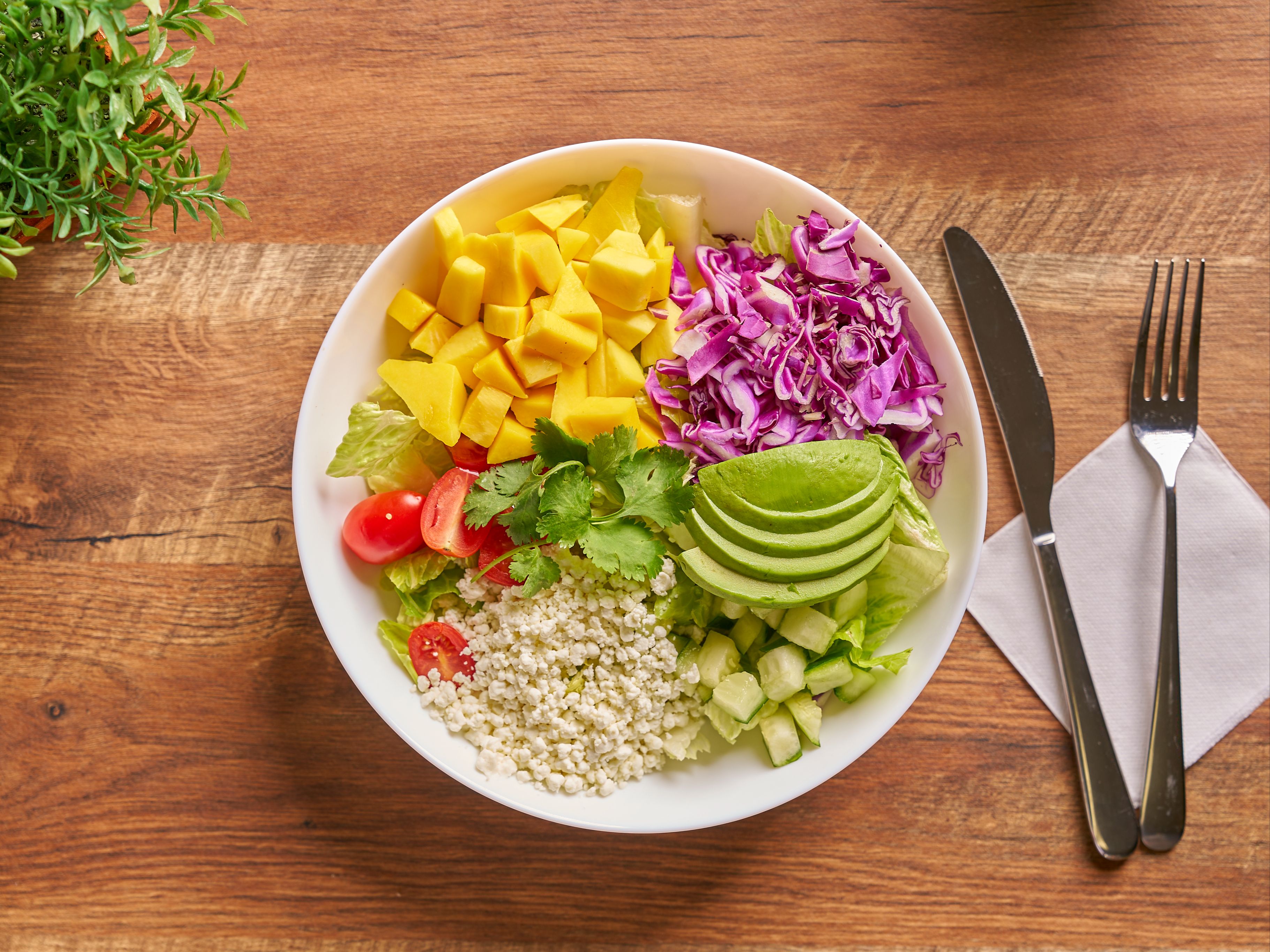 Mango Avocado Salad.