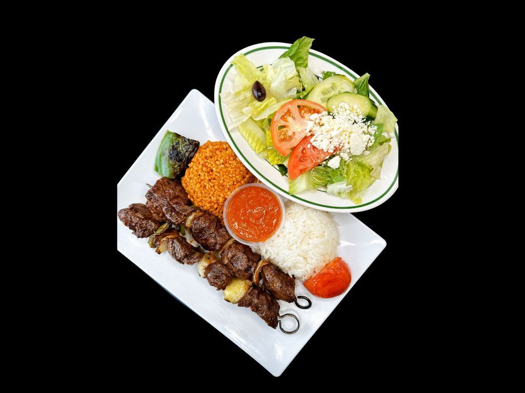 Steak Kebab Dinner.