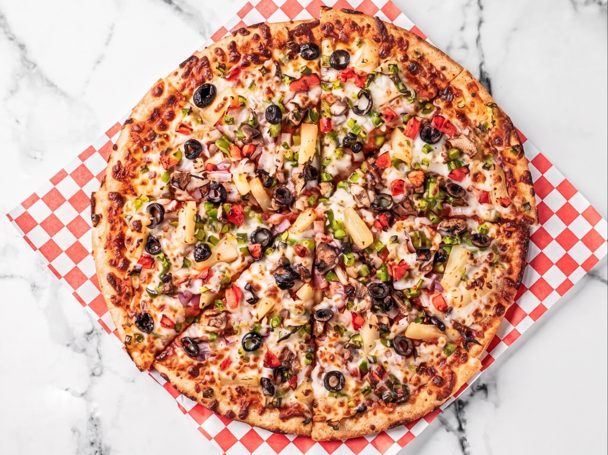 Vegetarian Special Pizza.