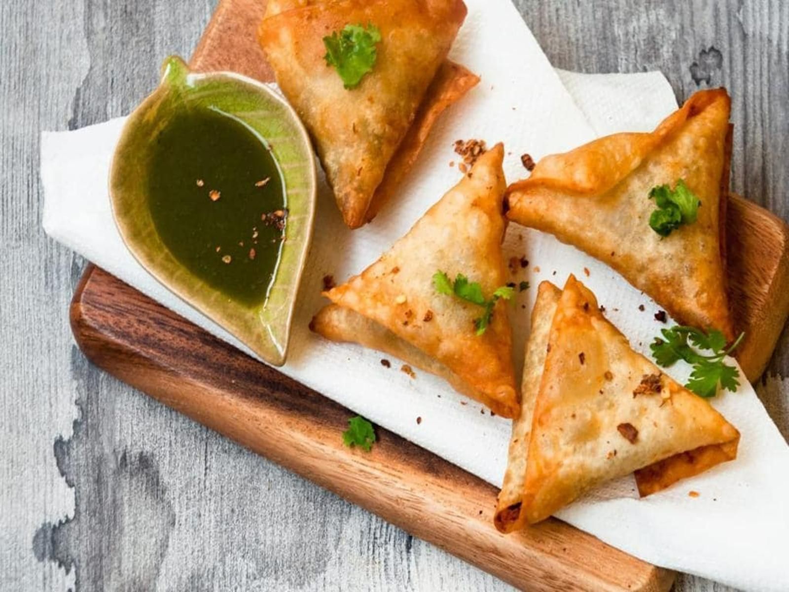Lamb Samosa (3 Pieces) (NF, DF).