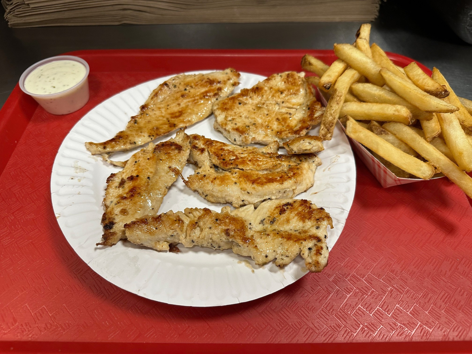 Grilled Chicken Platter.