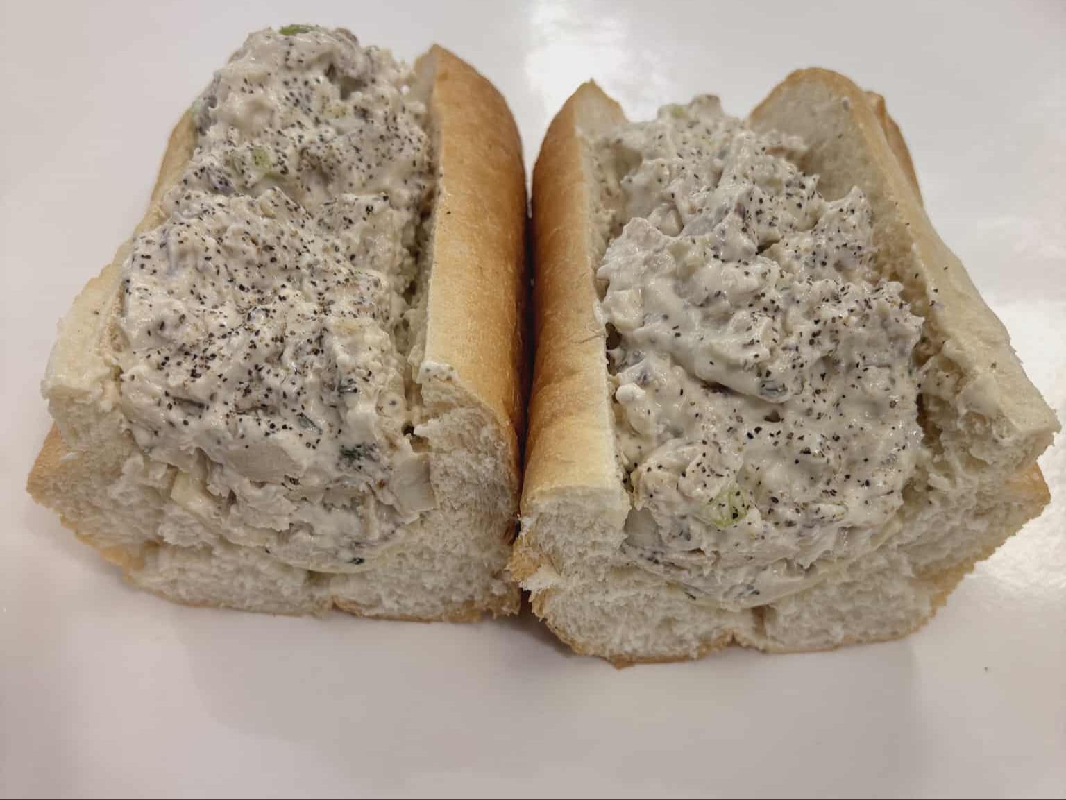 #13 Tuna Salad And Provolone Hoagie.