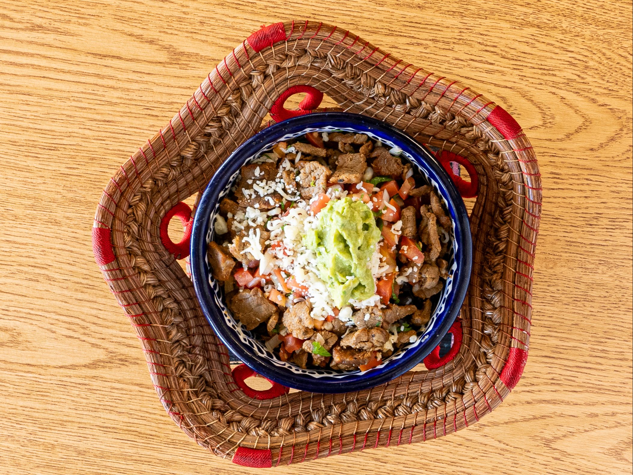 Shrimp (Camarón) Burrito Bowl.