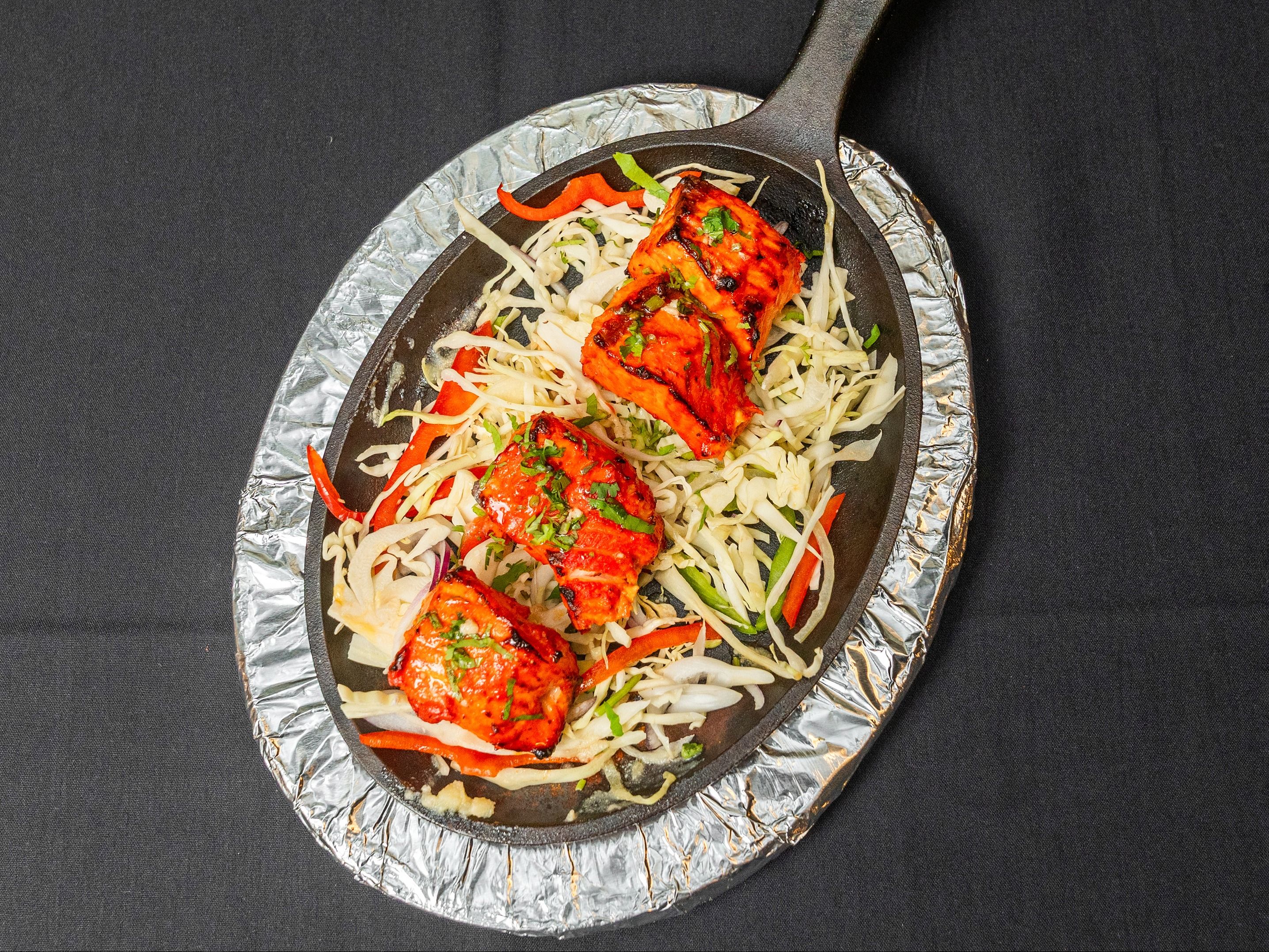 Salmon Tikka (4Pcs).