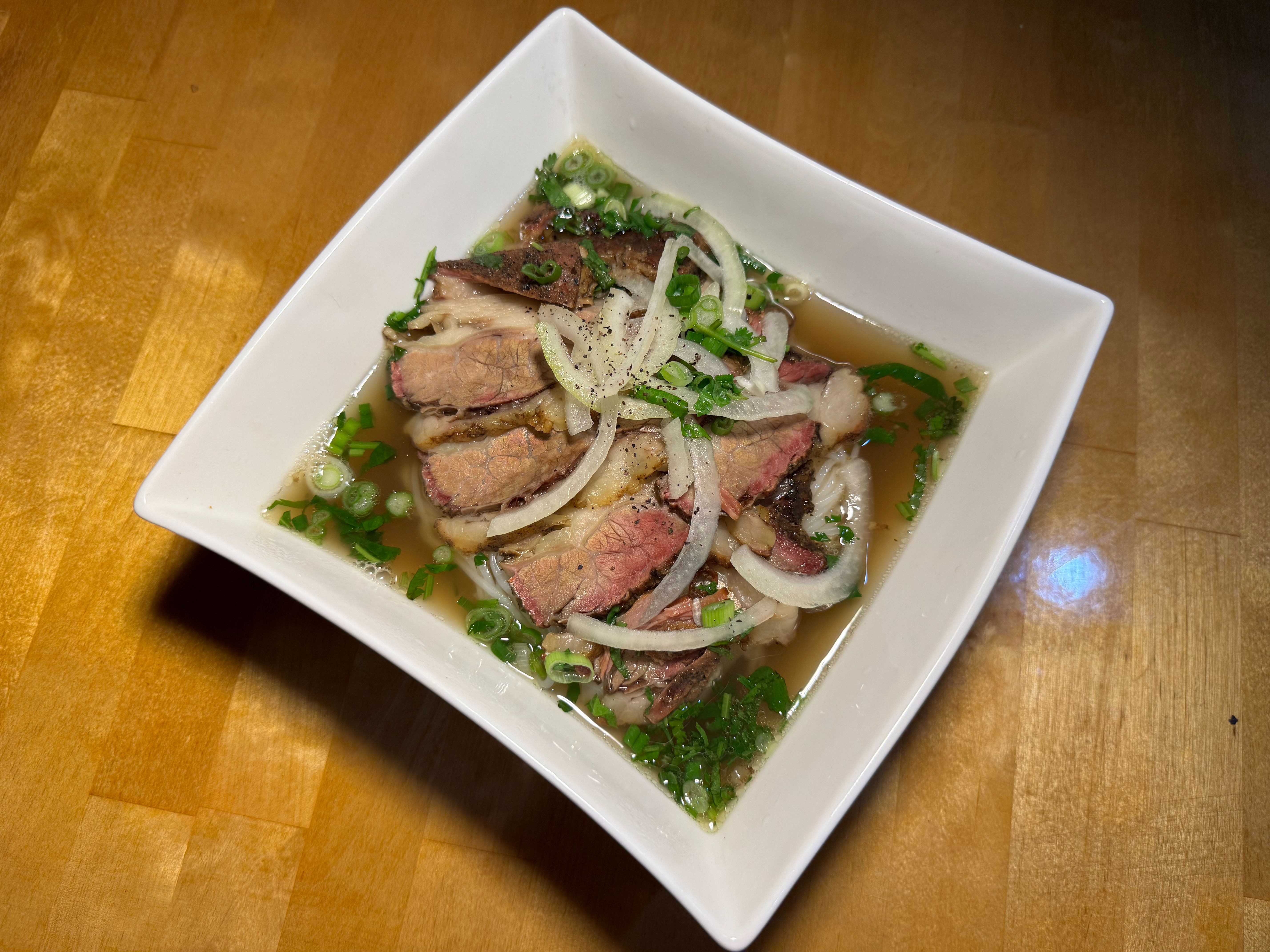 SMOKED BRISKET PHO.