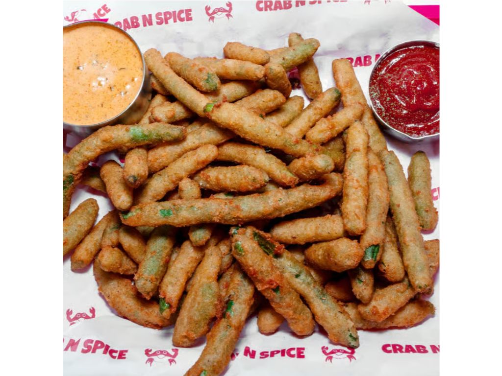 Fried String Beans Basket.