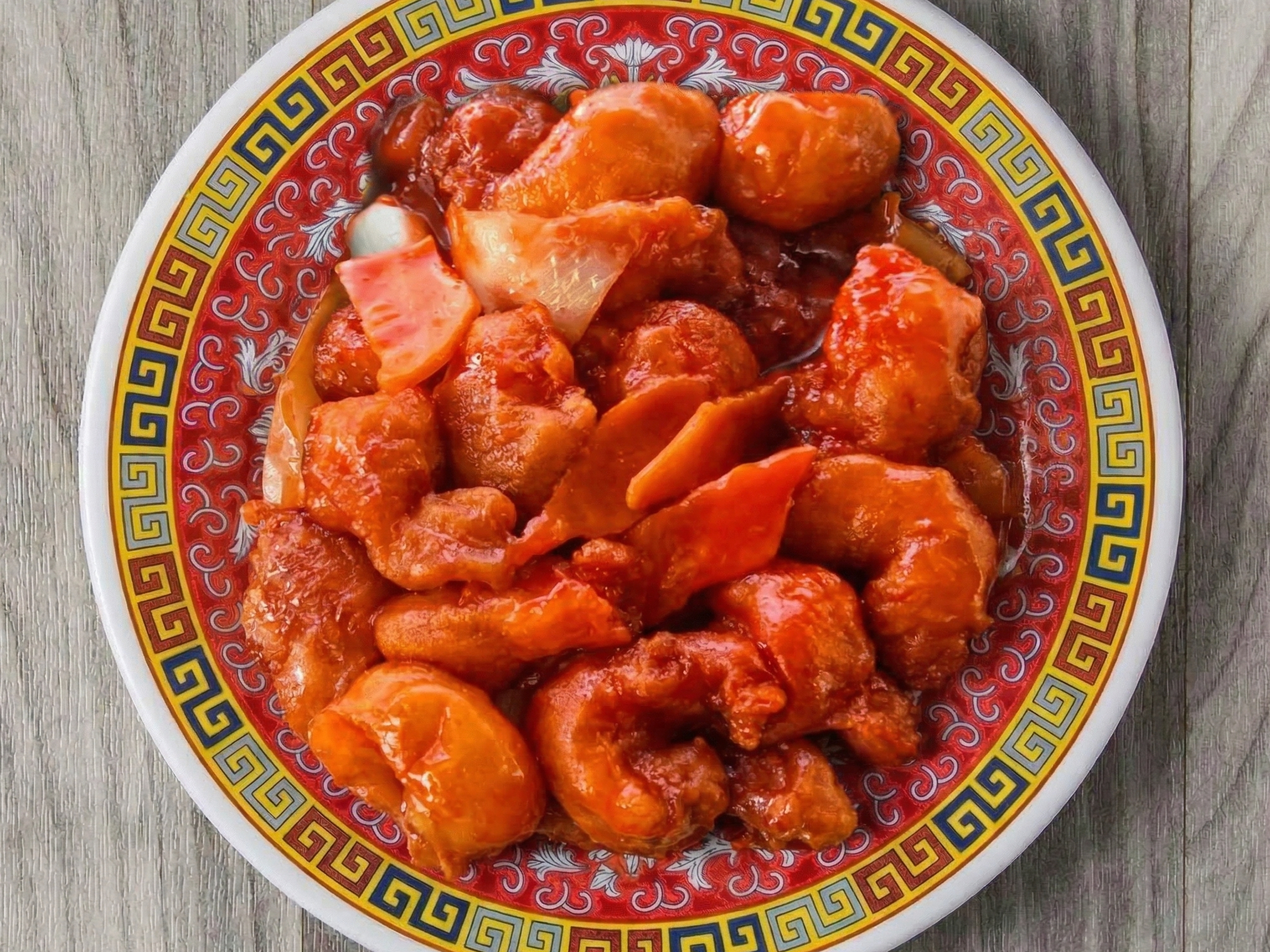 Sweet & Sour Shrimp.