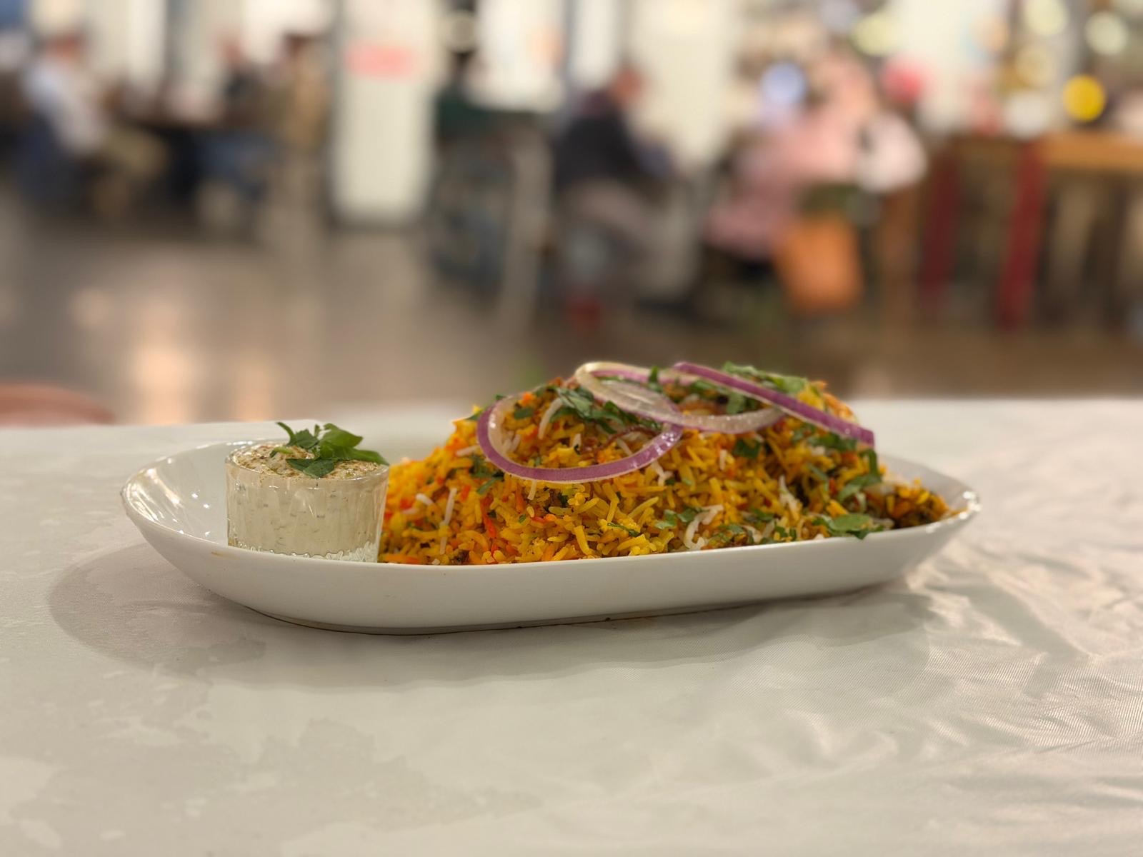 Dum Goat Biryani.
