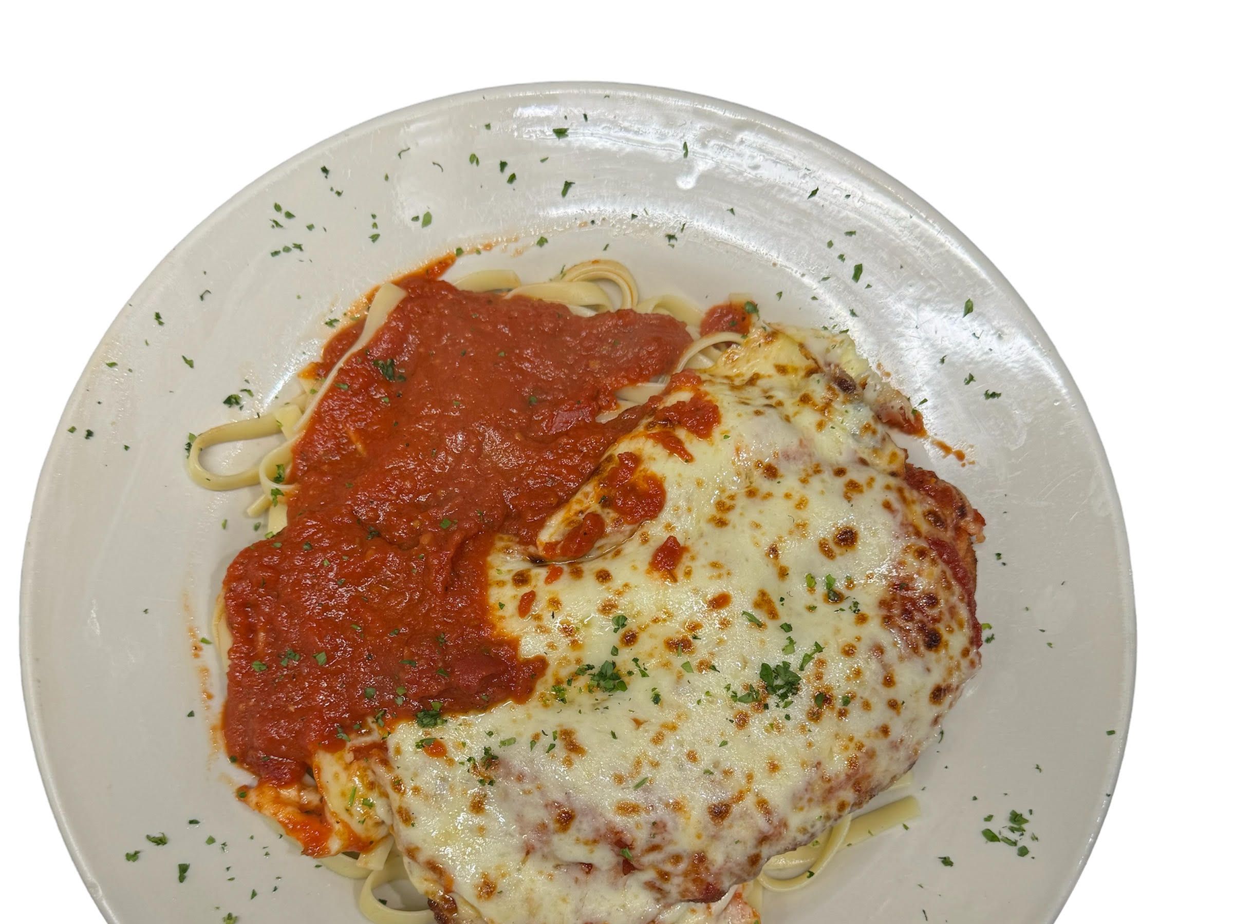 Chicken Parmigiana.