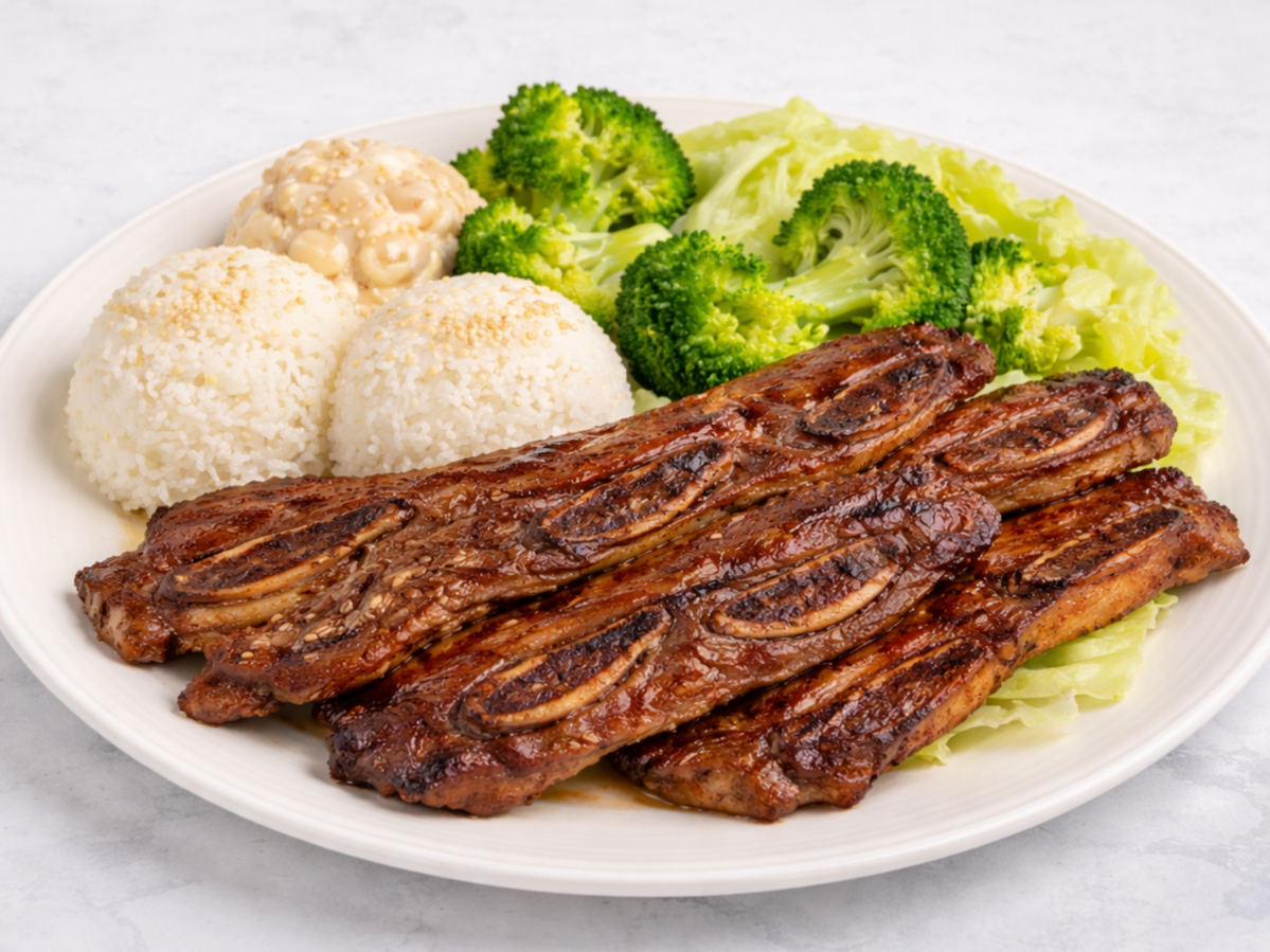 Kalbi Short Ribs (Lunch & Dinner).