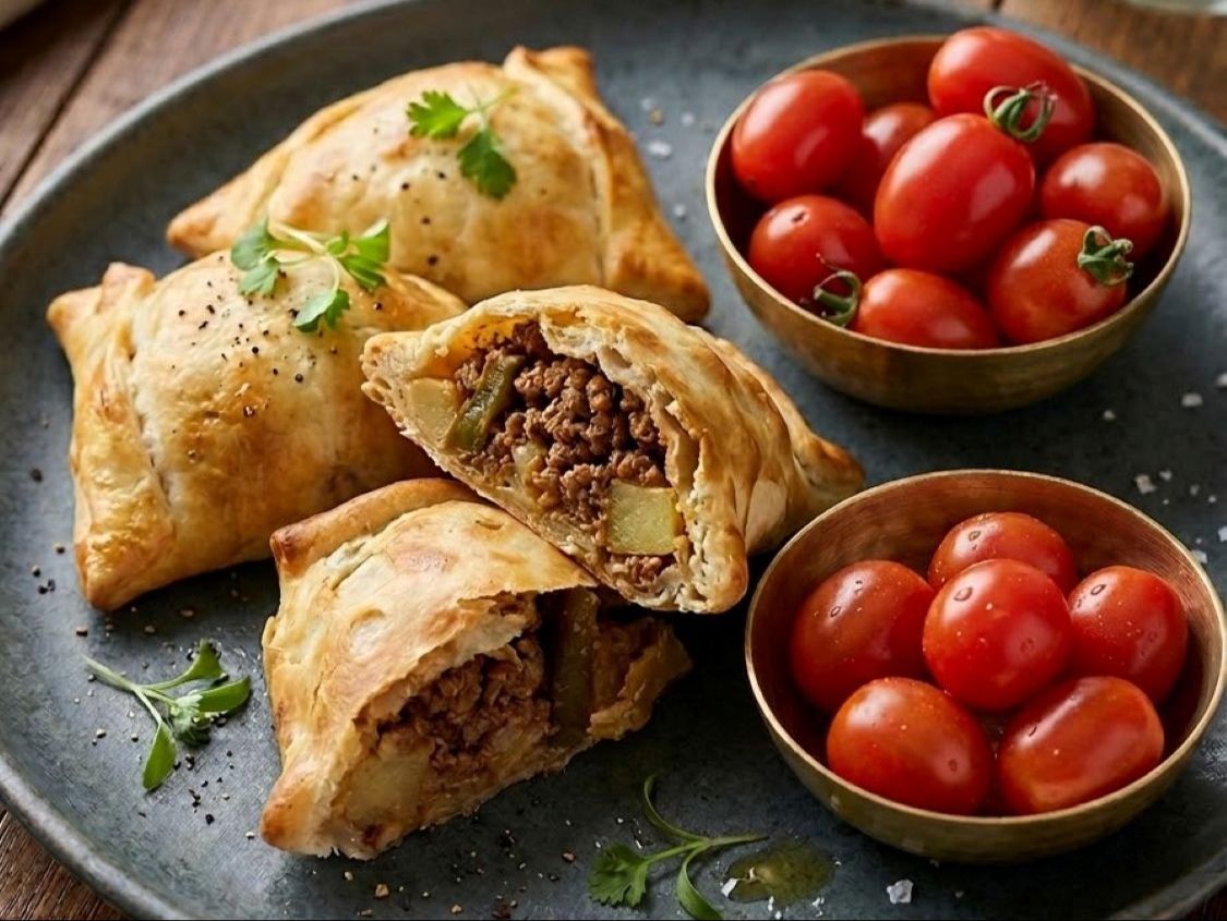 Cuban Picadillo Empanada.
