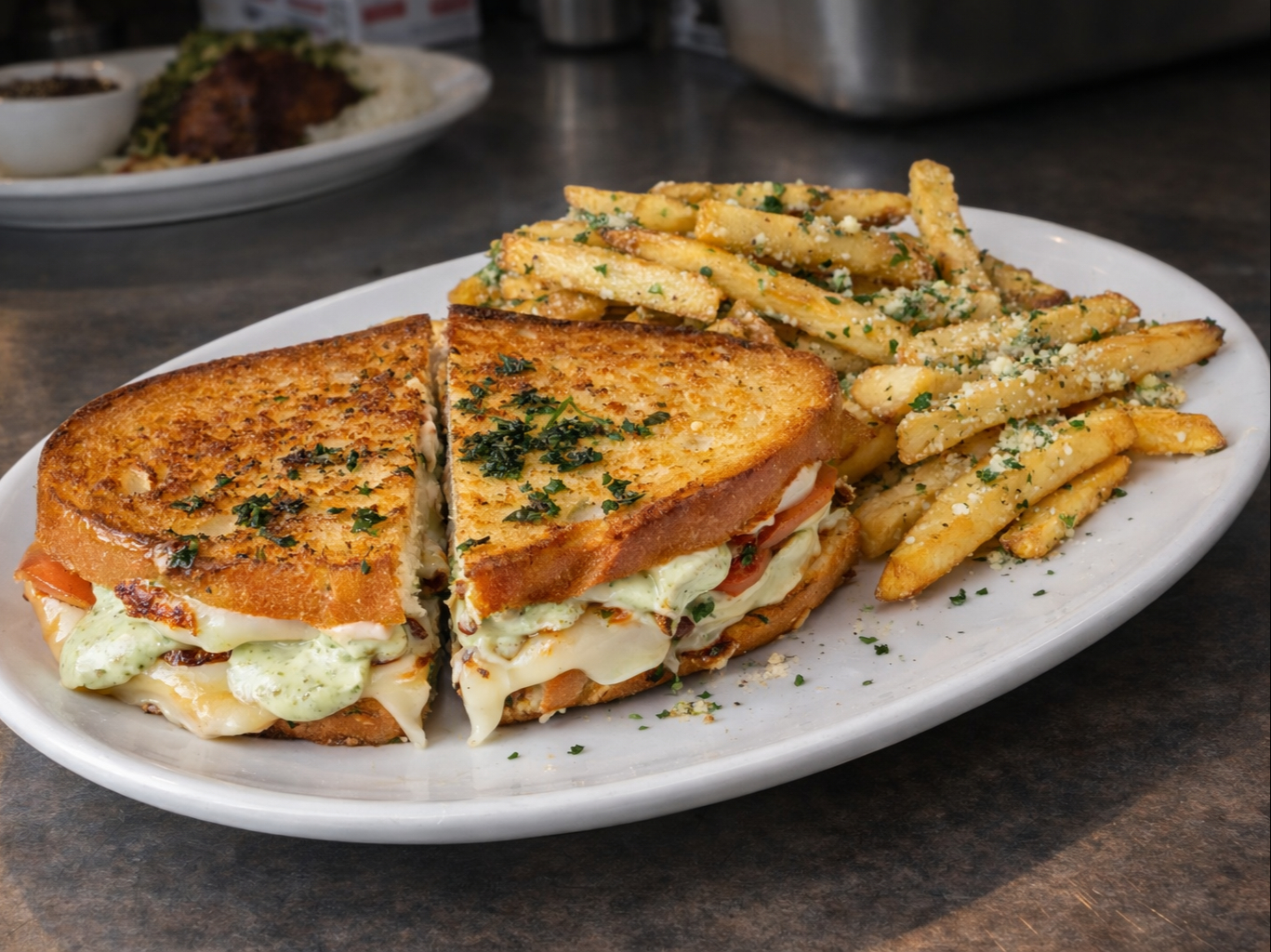 Chicken Pesto & Mozzarella.