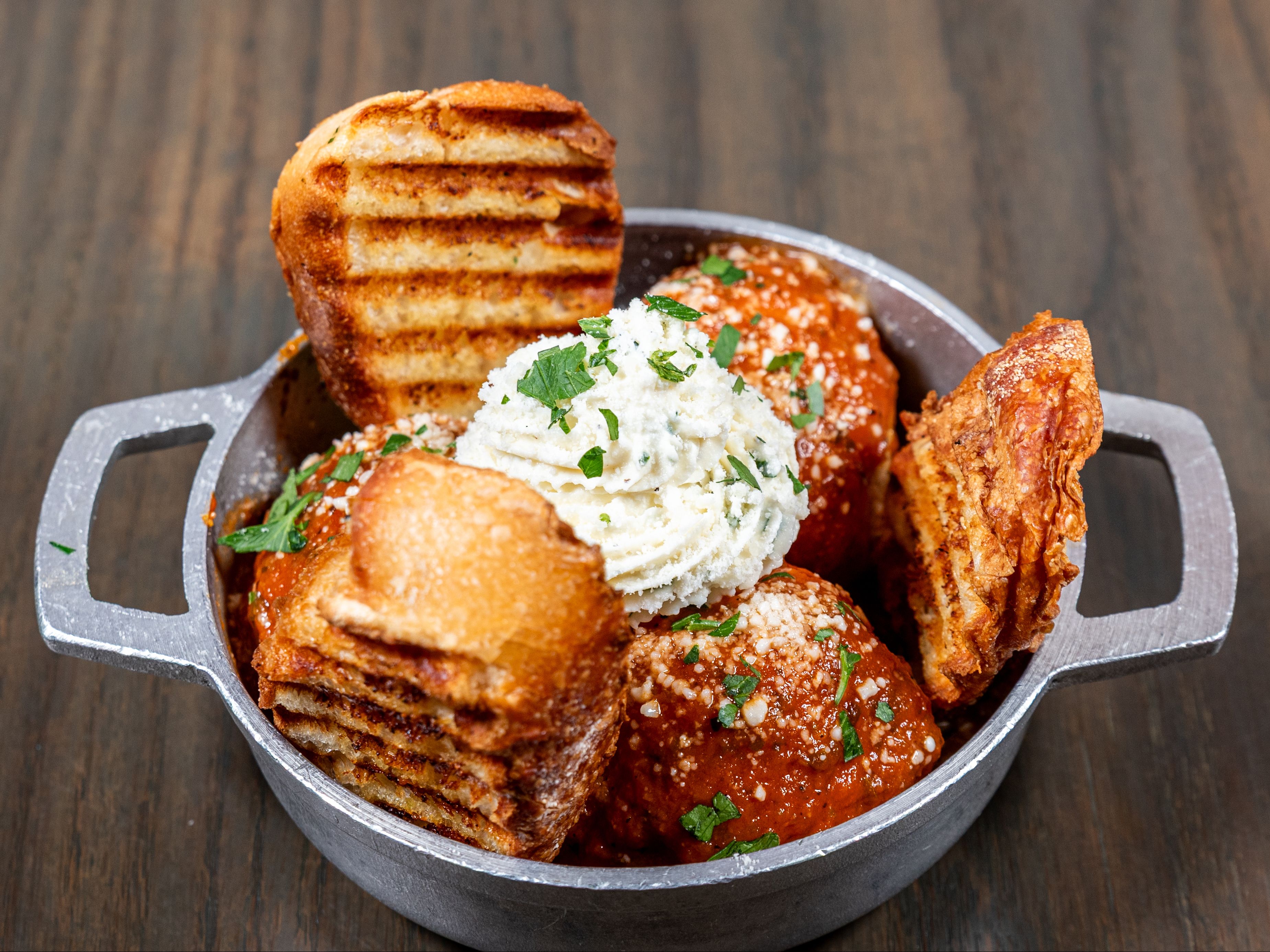 Meatball with Ricotta.