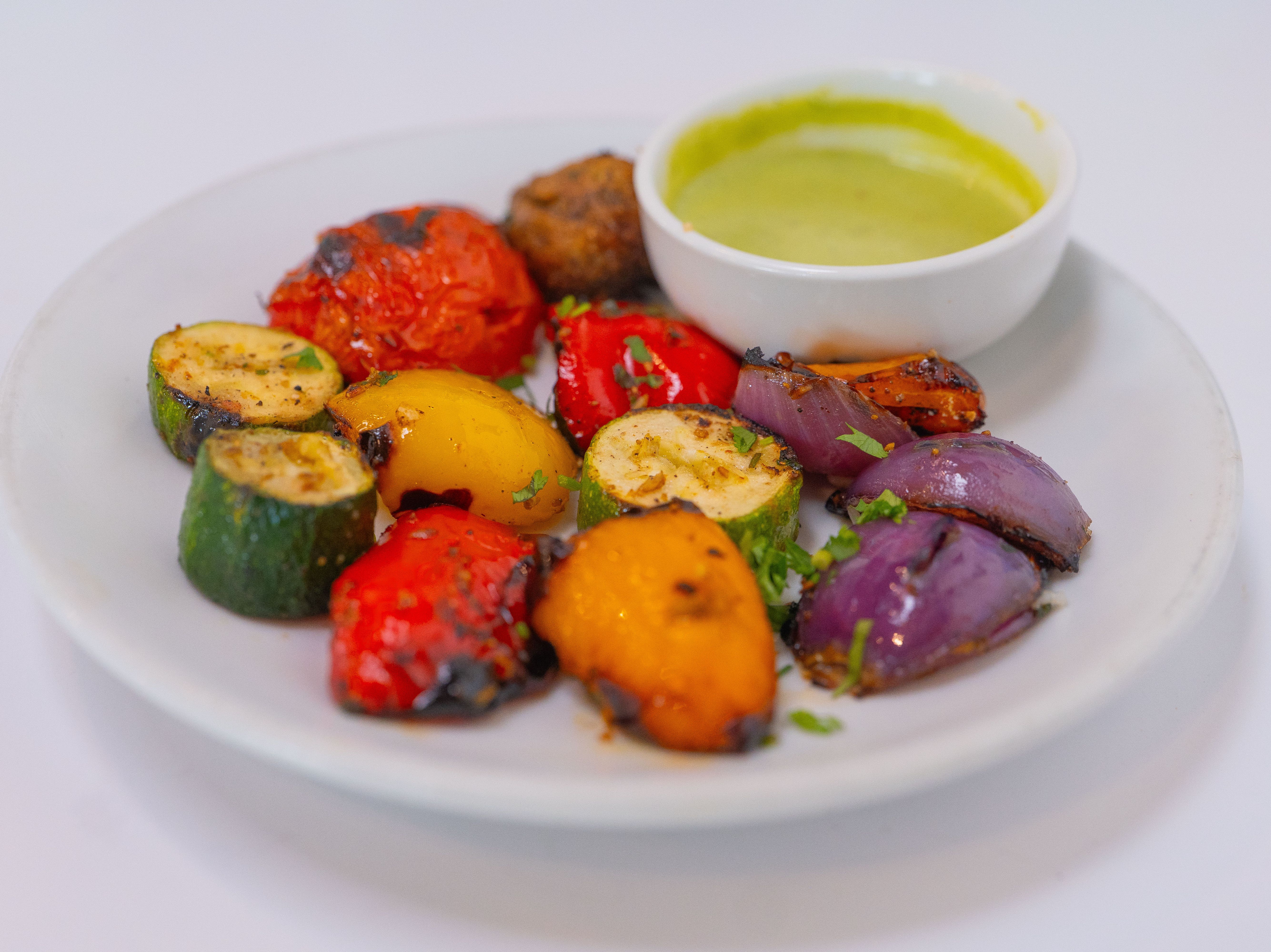 Grilled Veggie Kabob.