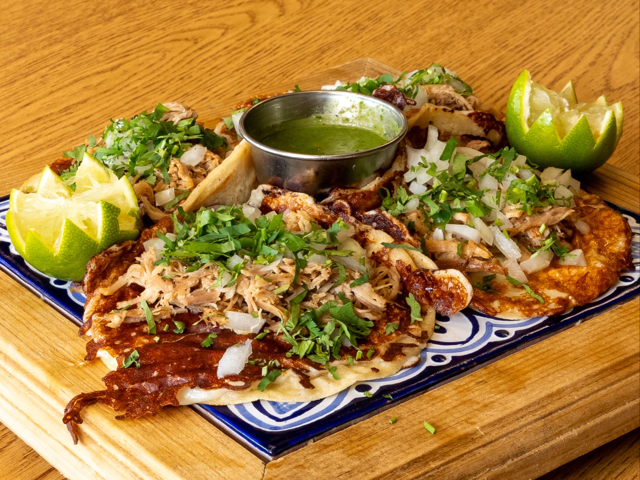 Carnitas  Tacos al Queso.