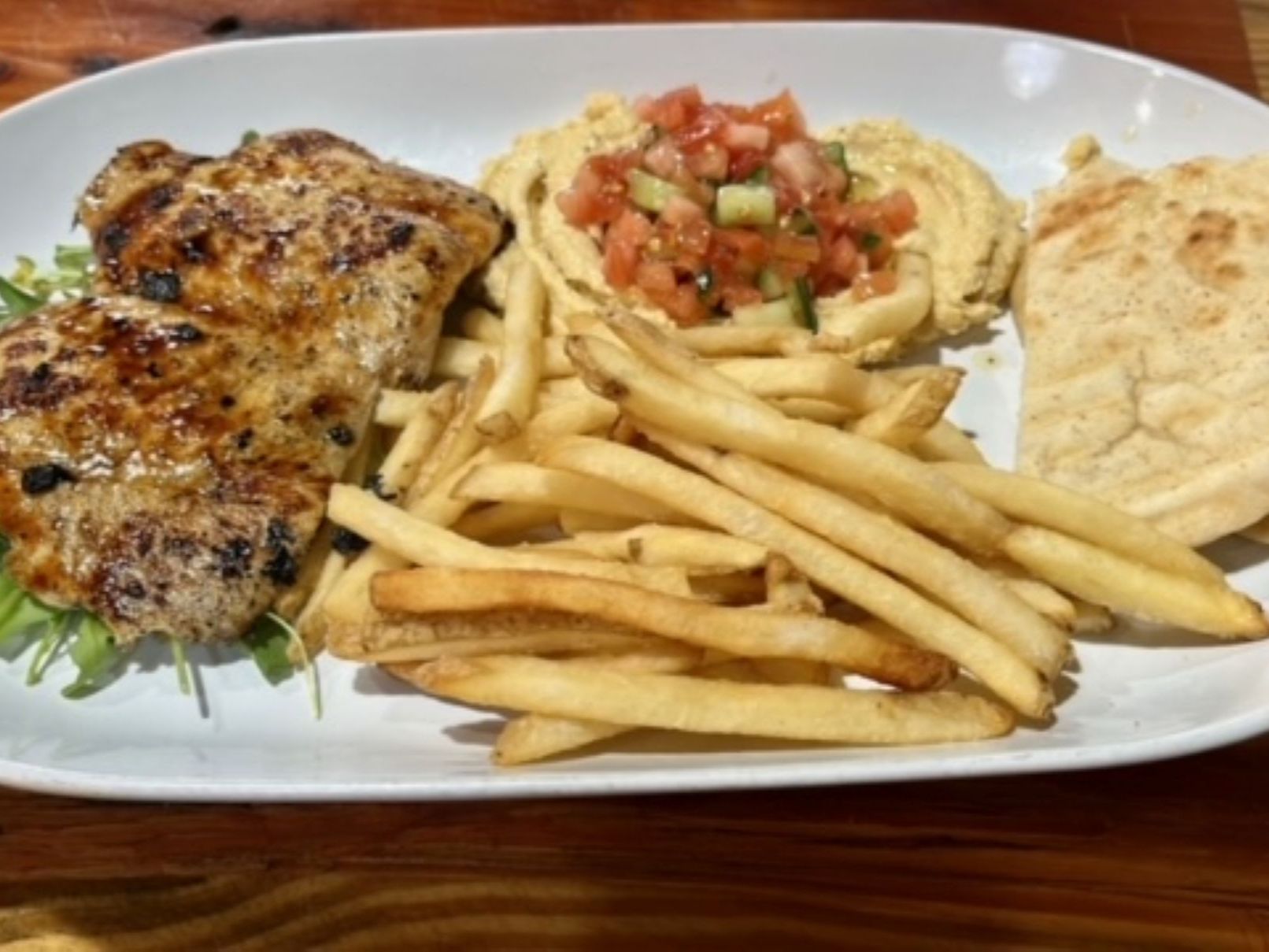 Grilled Chicken Platter.