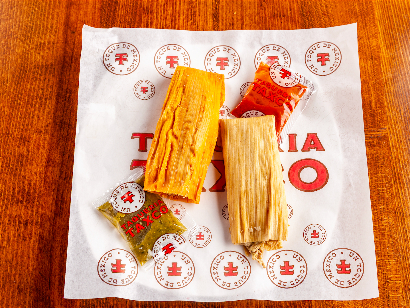 Tamal Rojo (Pork).
