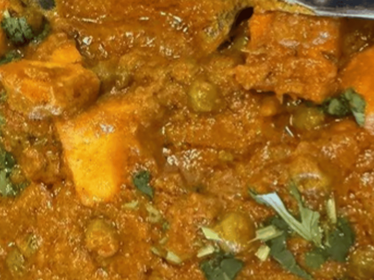 Paneer Mutter Masala.