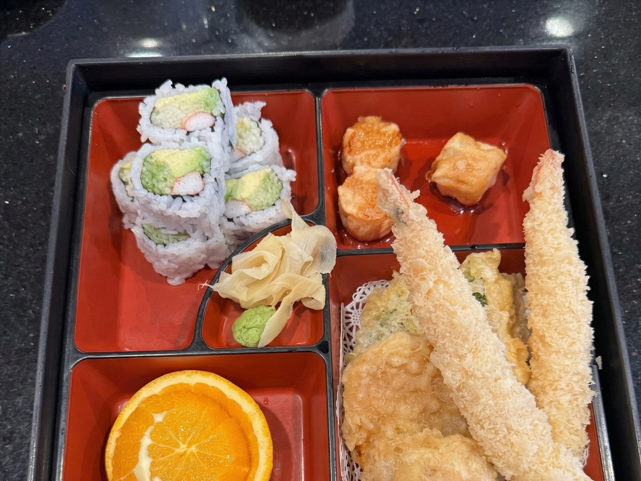 Shrimp & Vegi Tempura Bento