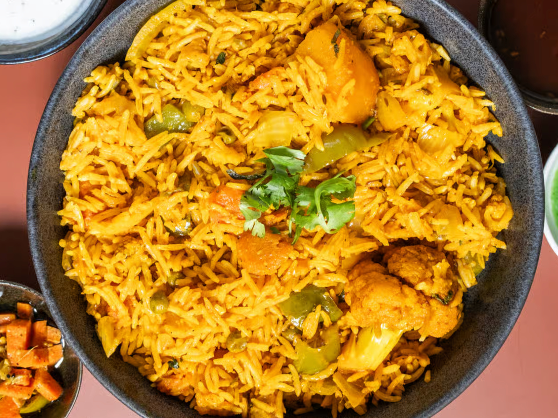 40b. Vegetable Biryani.
