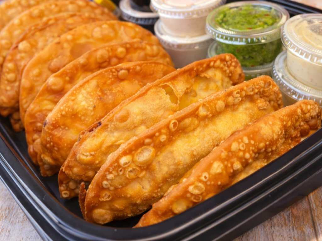 12-Pack Pastelillos + 6 Sauces.