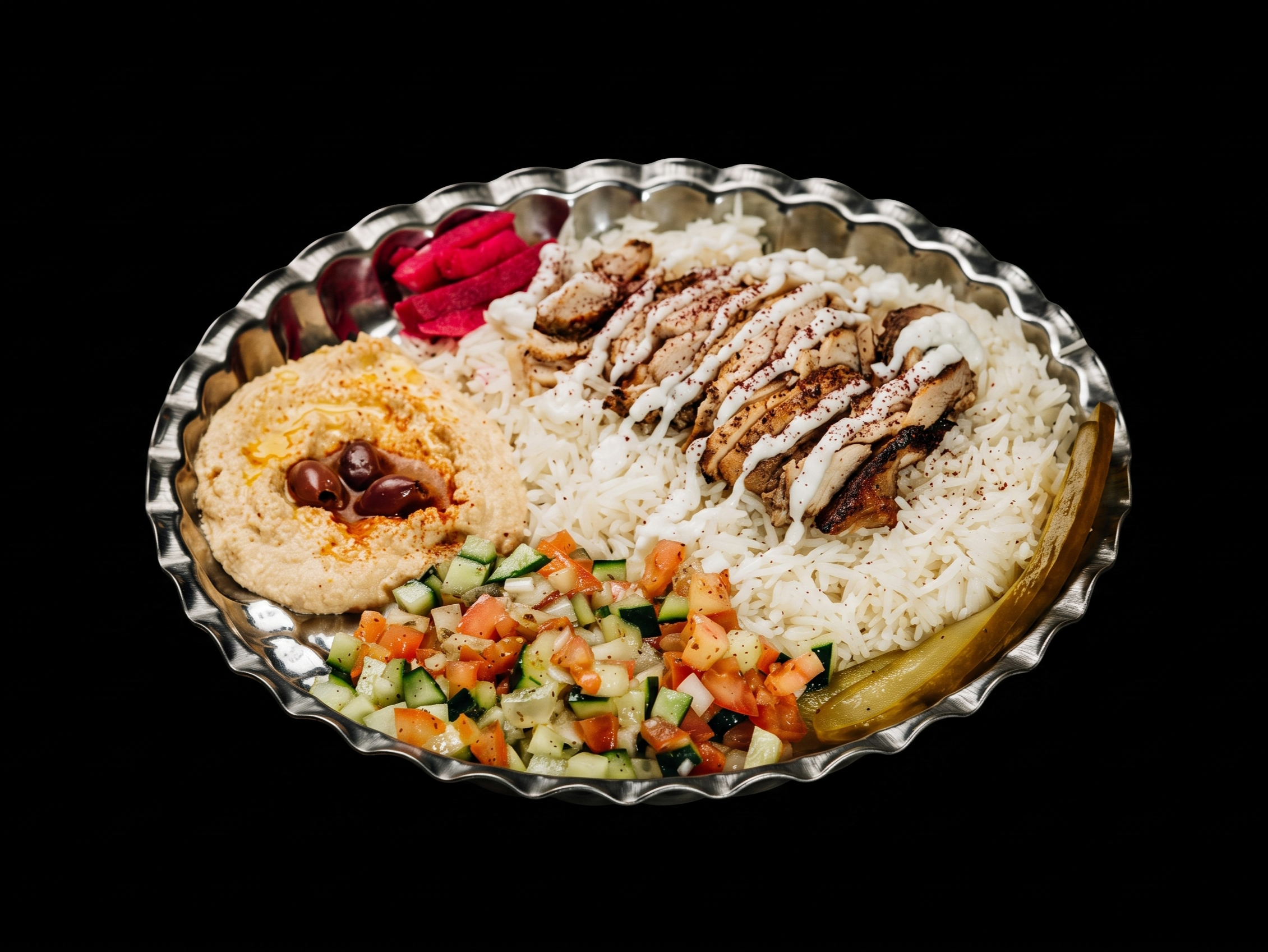 Chicken Shawarma Plate.