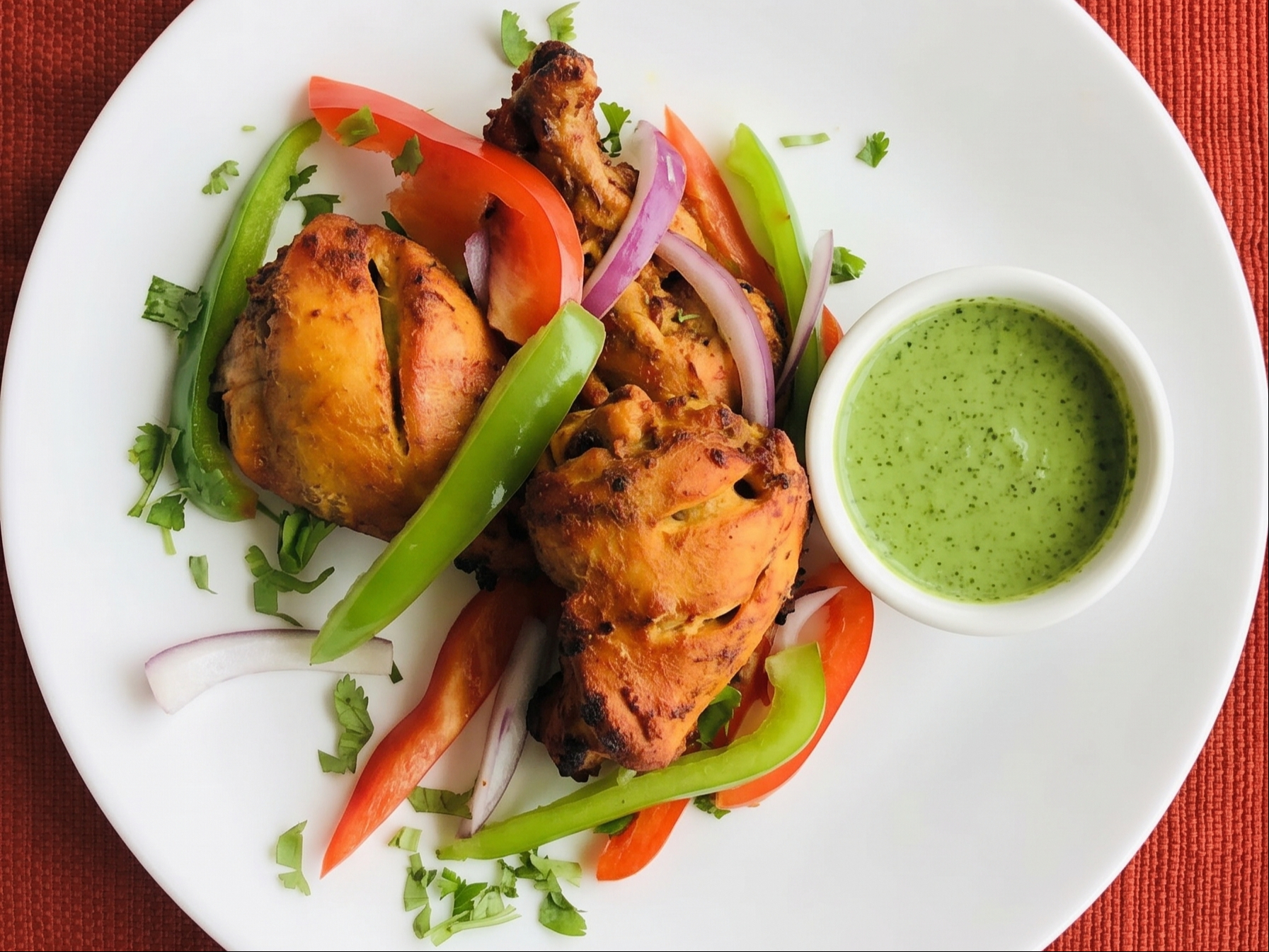 Tandoori Chicken Sizzler Half 4 Pc.