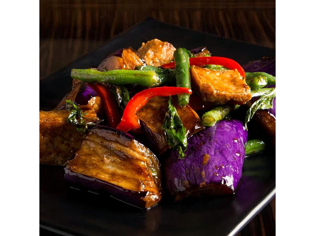 Tofu & Eggplant.