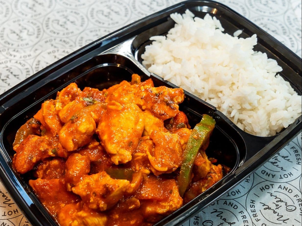 Chicken Sriracha Sauce.