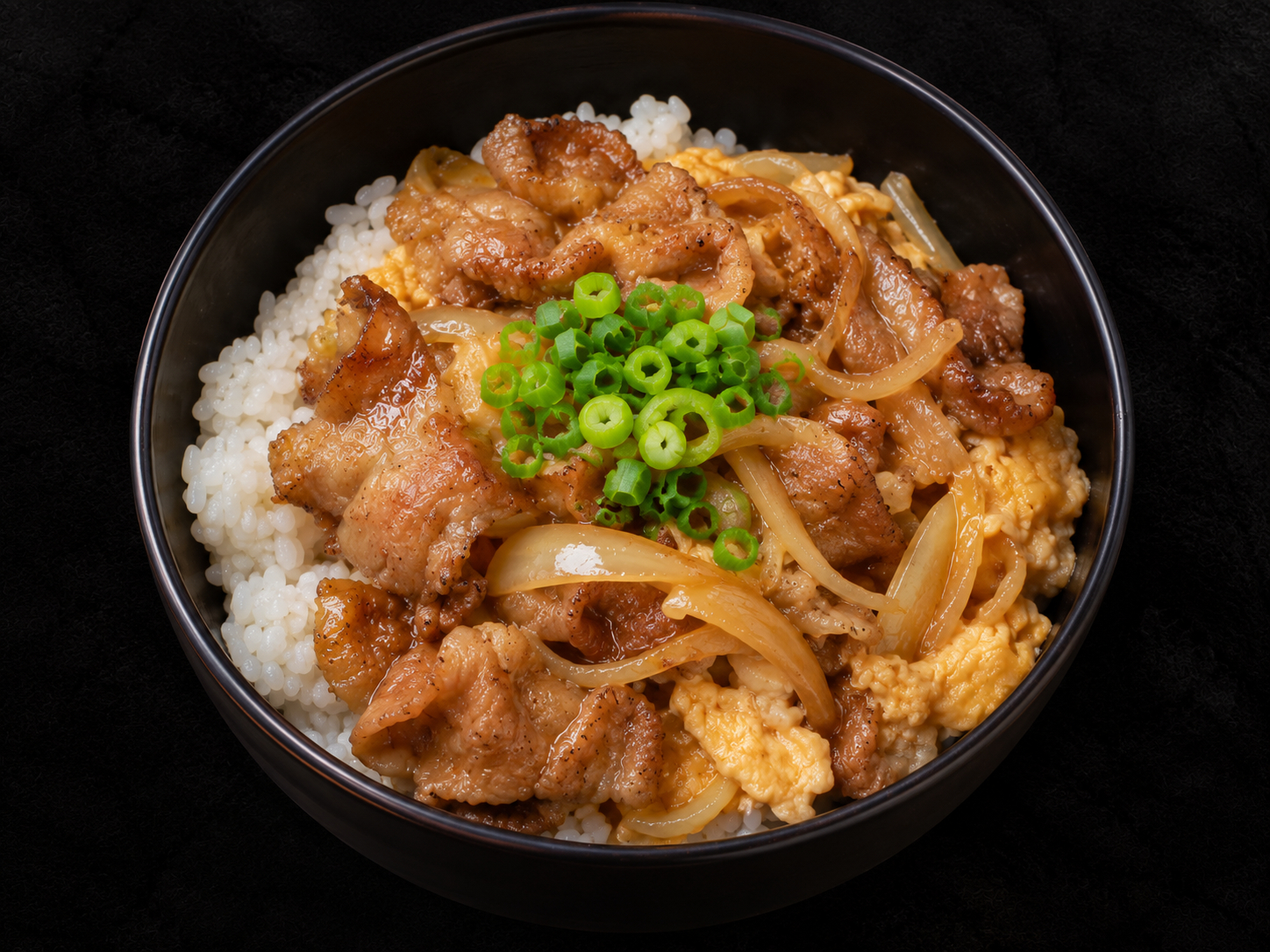 Pork Donburi.