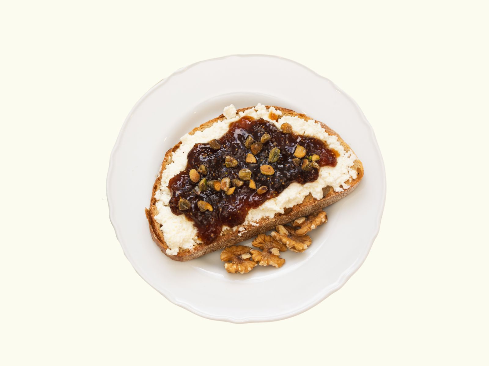 Ricotta and Fig Jam Toast
