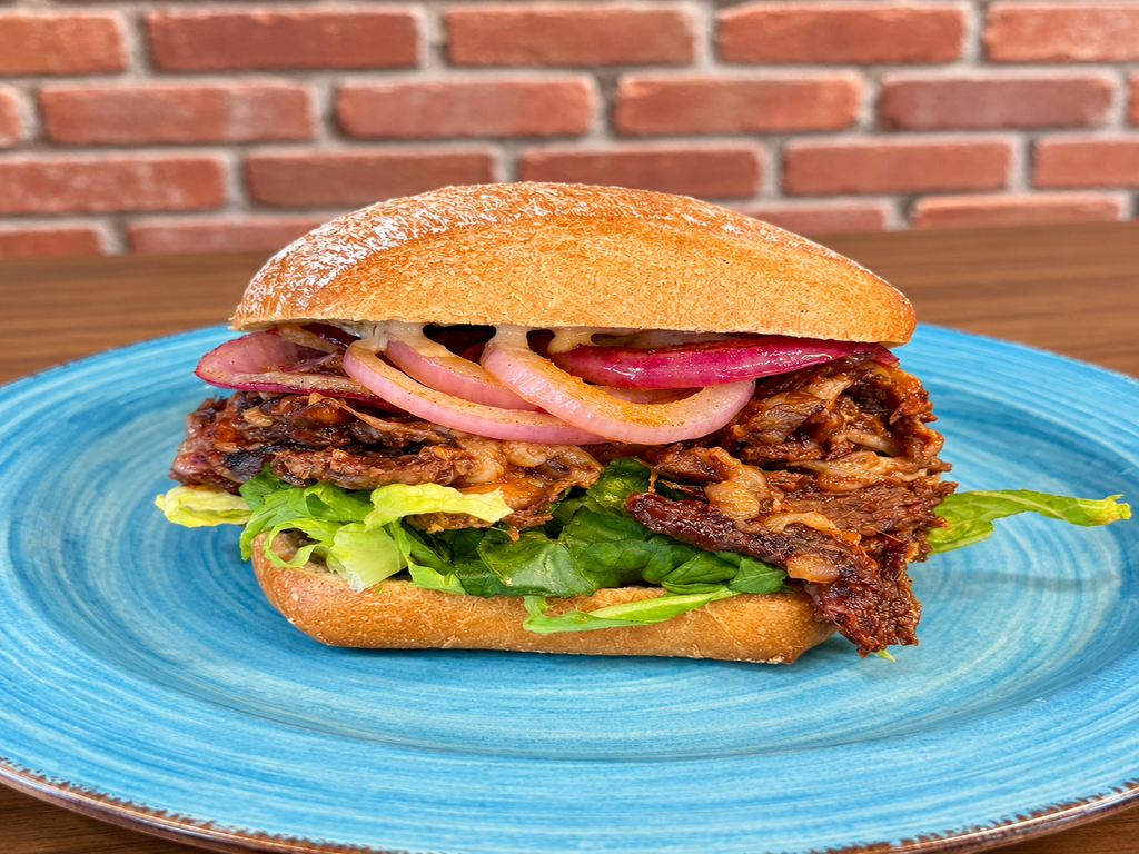 Peri Brisket Sandwich.