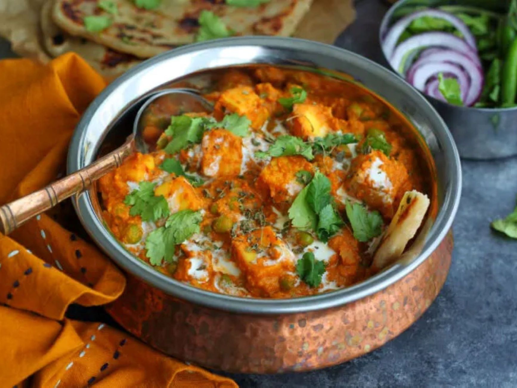 Matar Paneer.