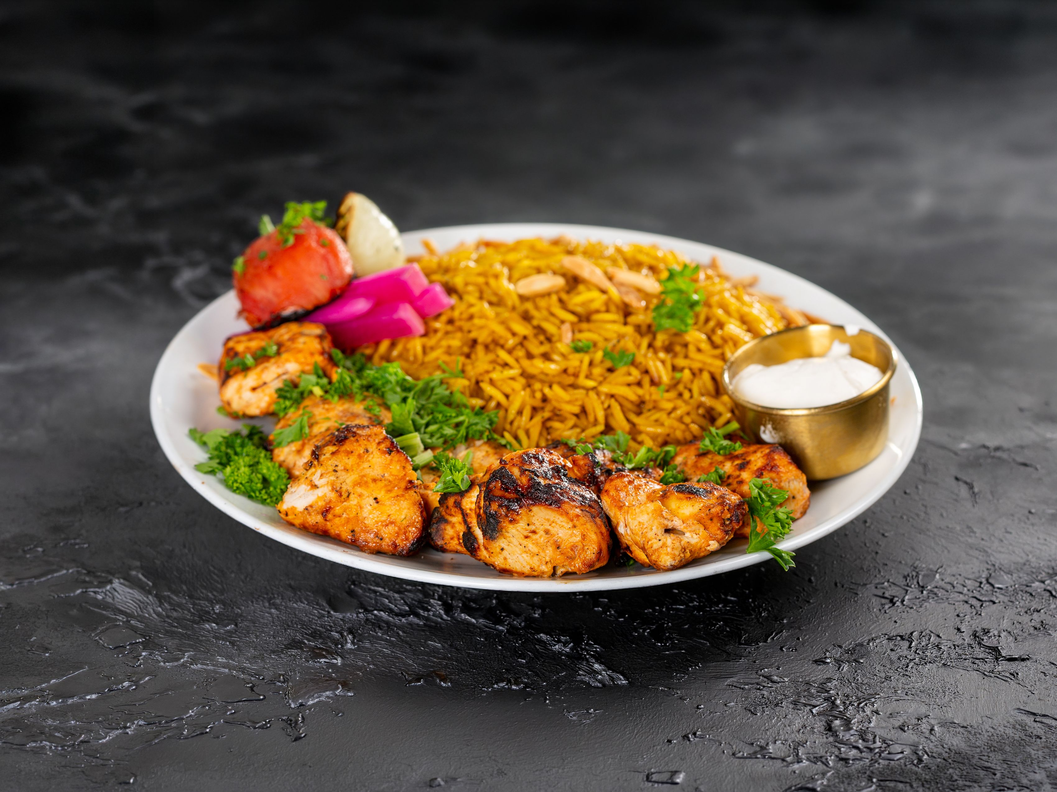 Chicken Tikka Plate / طبق تيكا دجاج.