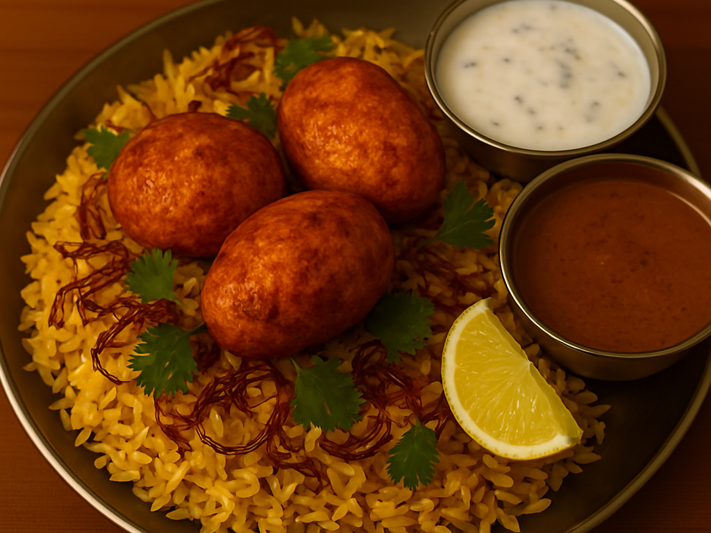 Egg Biryani   (GF)