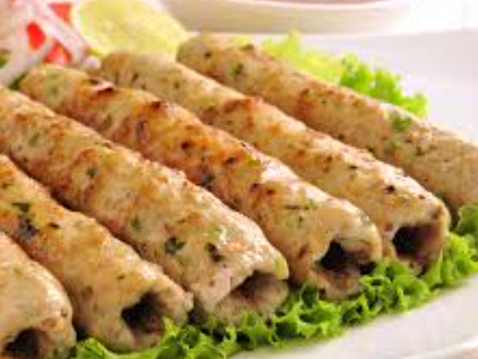 Chicken Seekh Kabab.