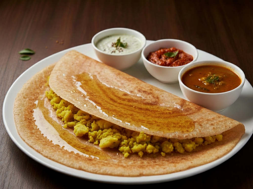 Ghee Masala Dosa.