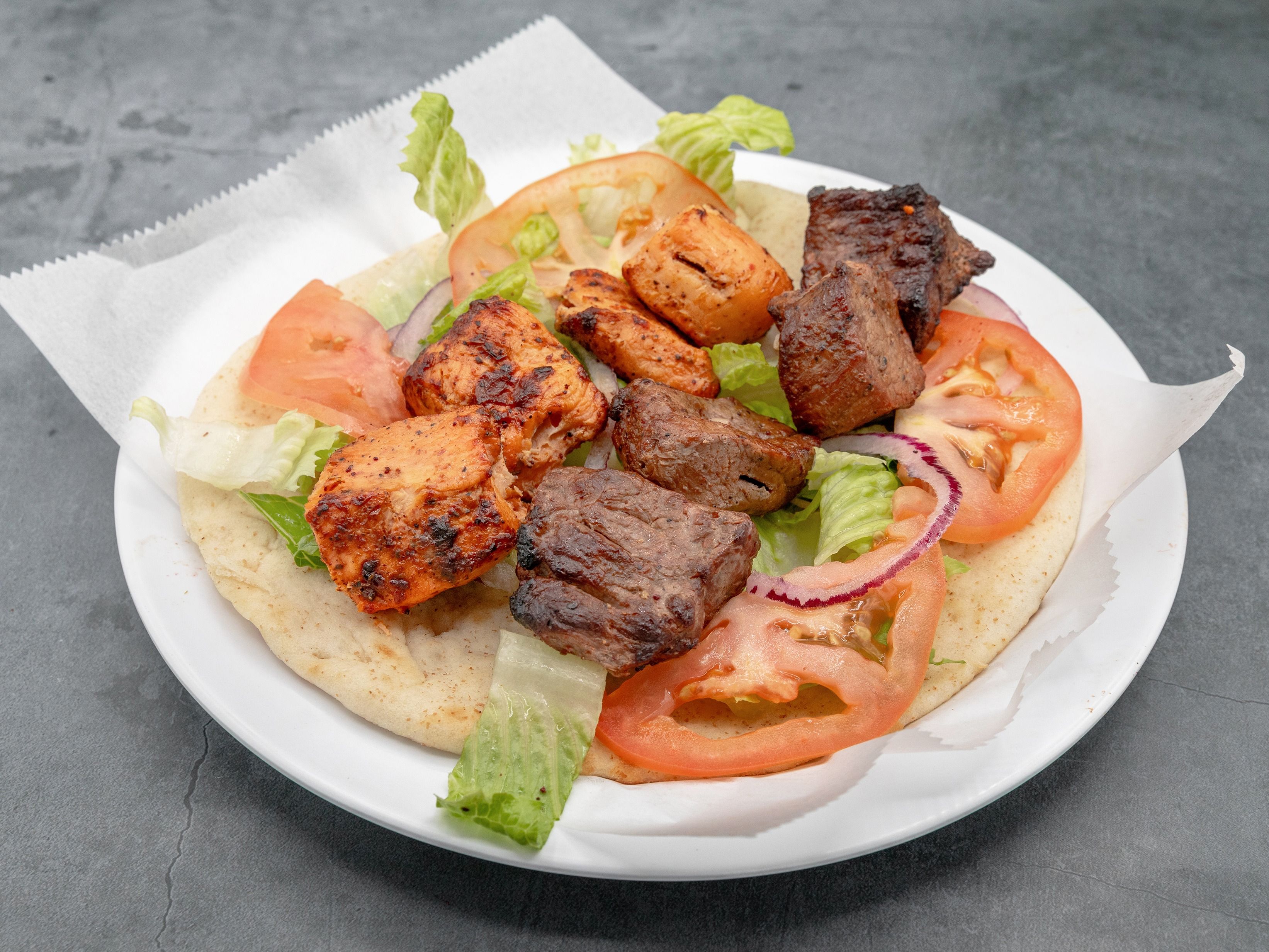 #42 Chicken + Lamb Tikka Roll (Only).