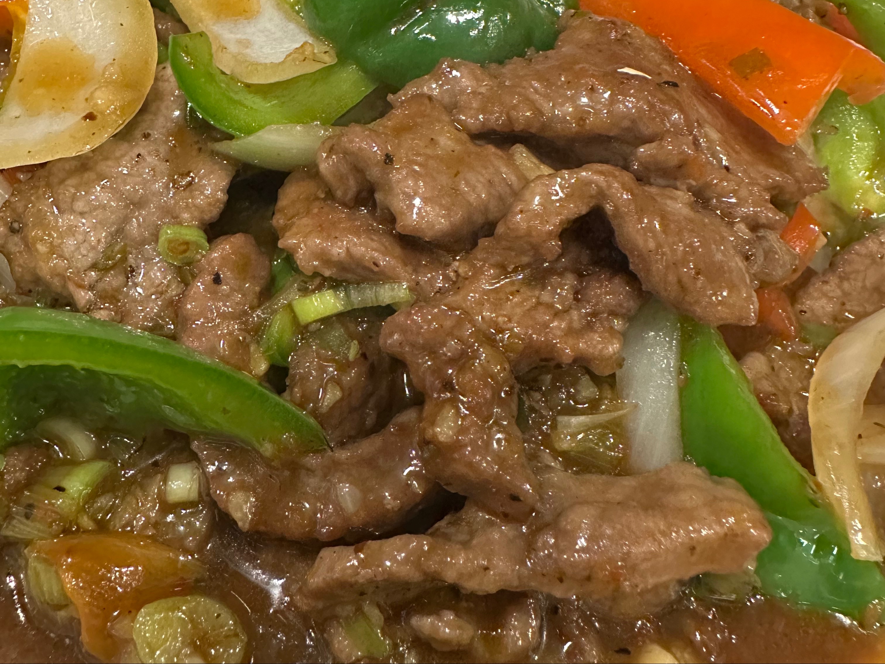 Pepper Steak Dinner.