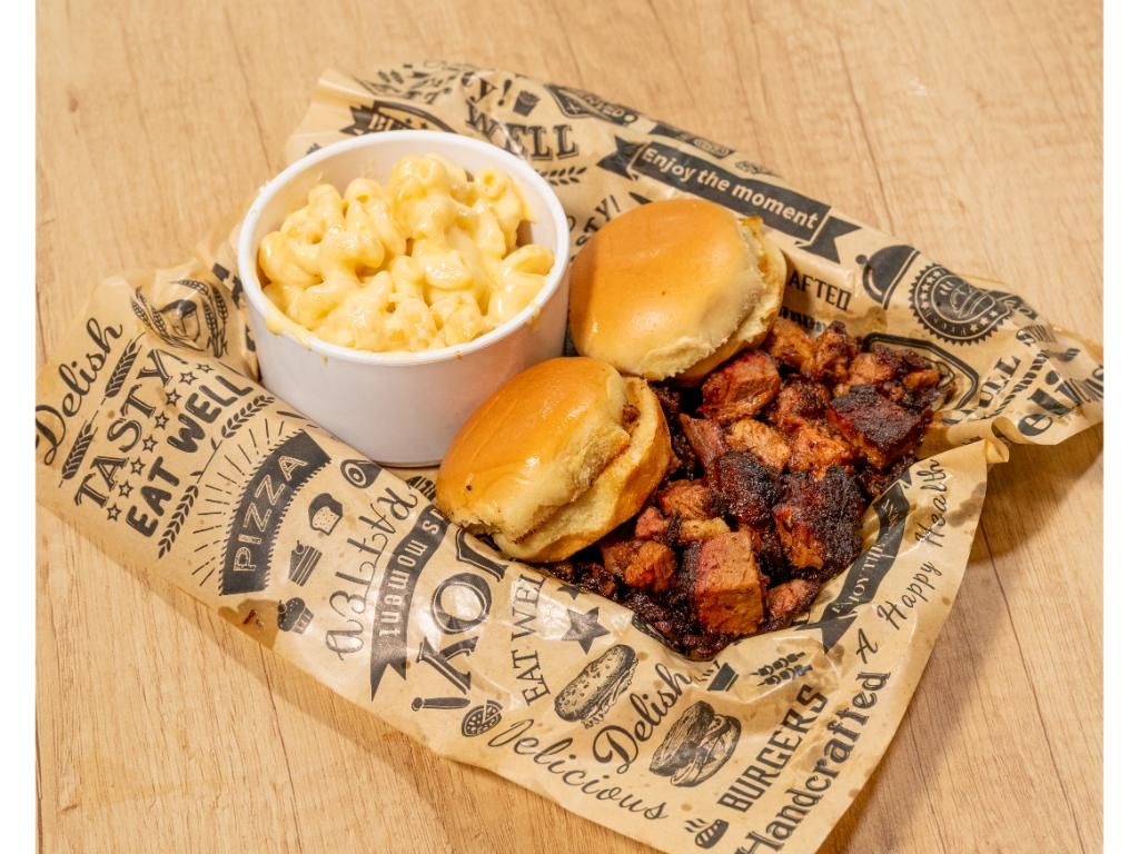 Smoked Burnt Ends Plate.