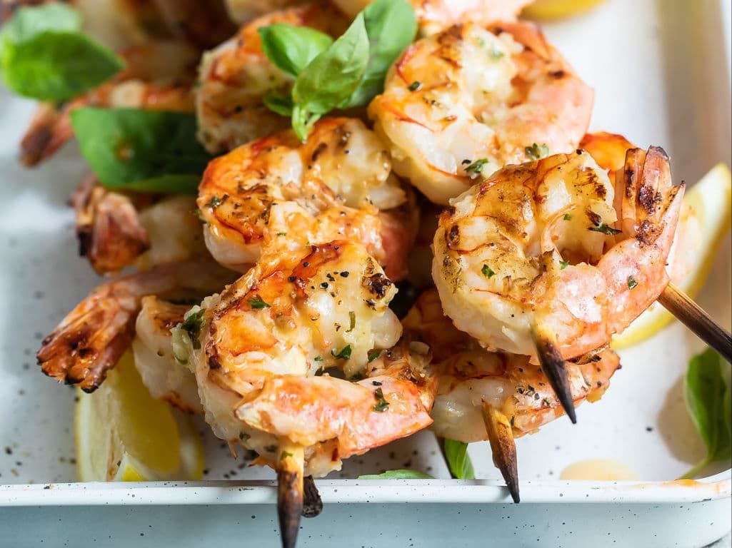 Grilled Shrimp.